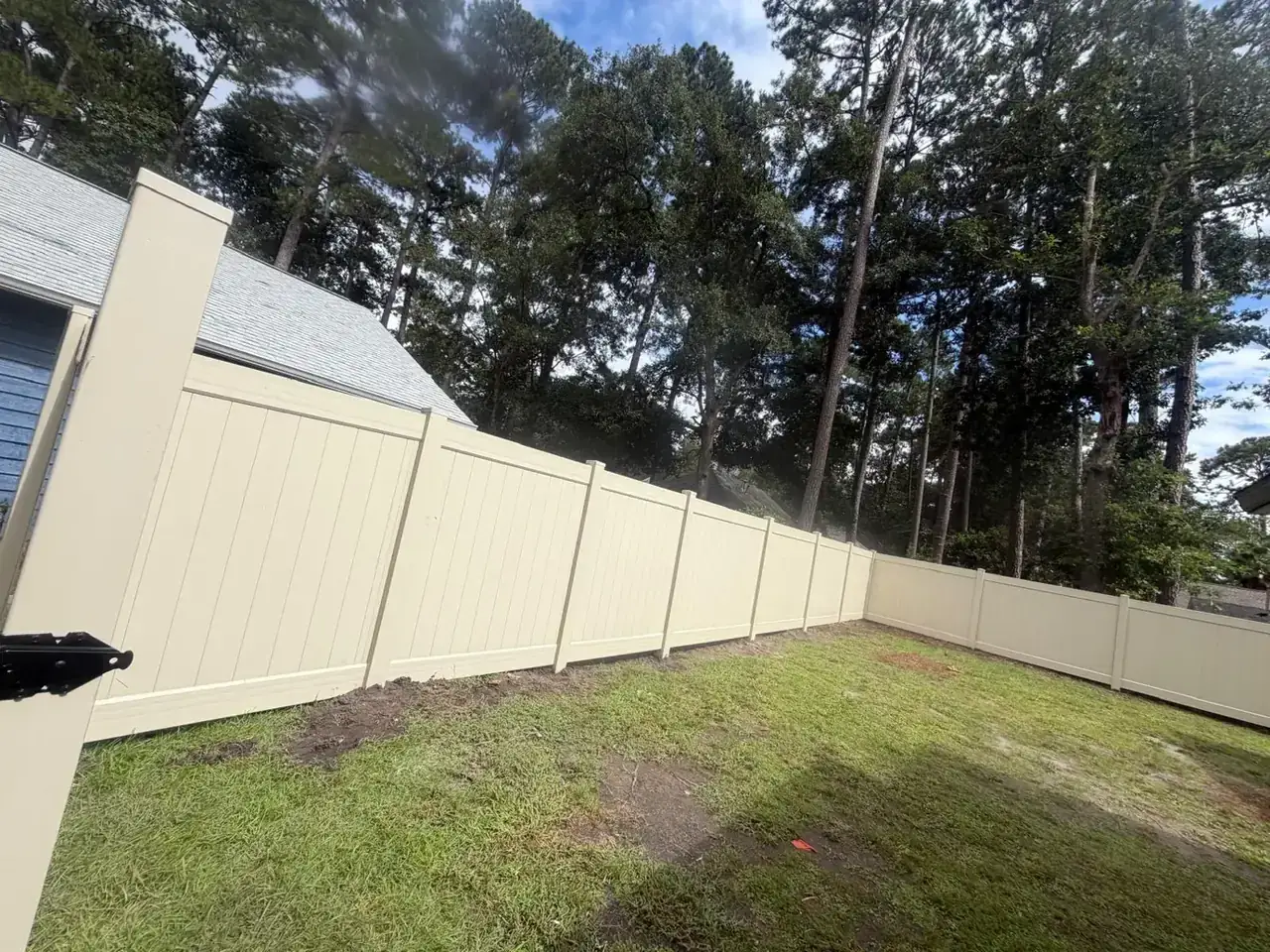 Omega Fence vinyl privacy fence