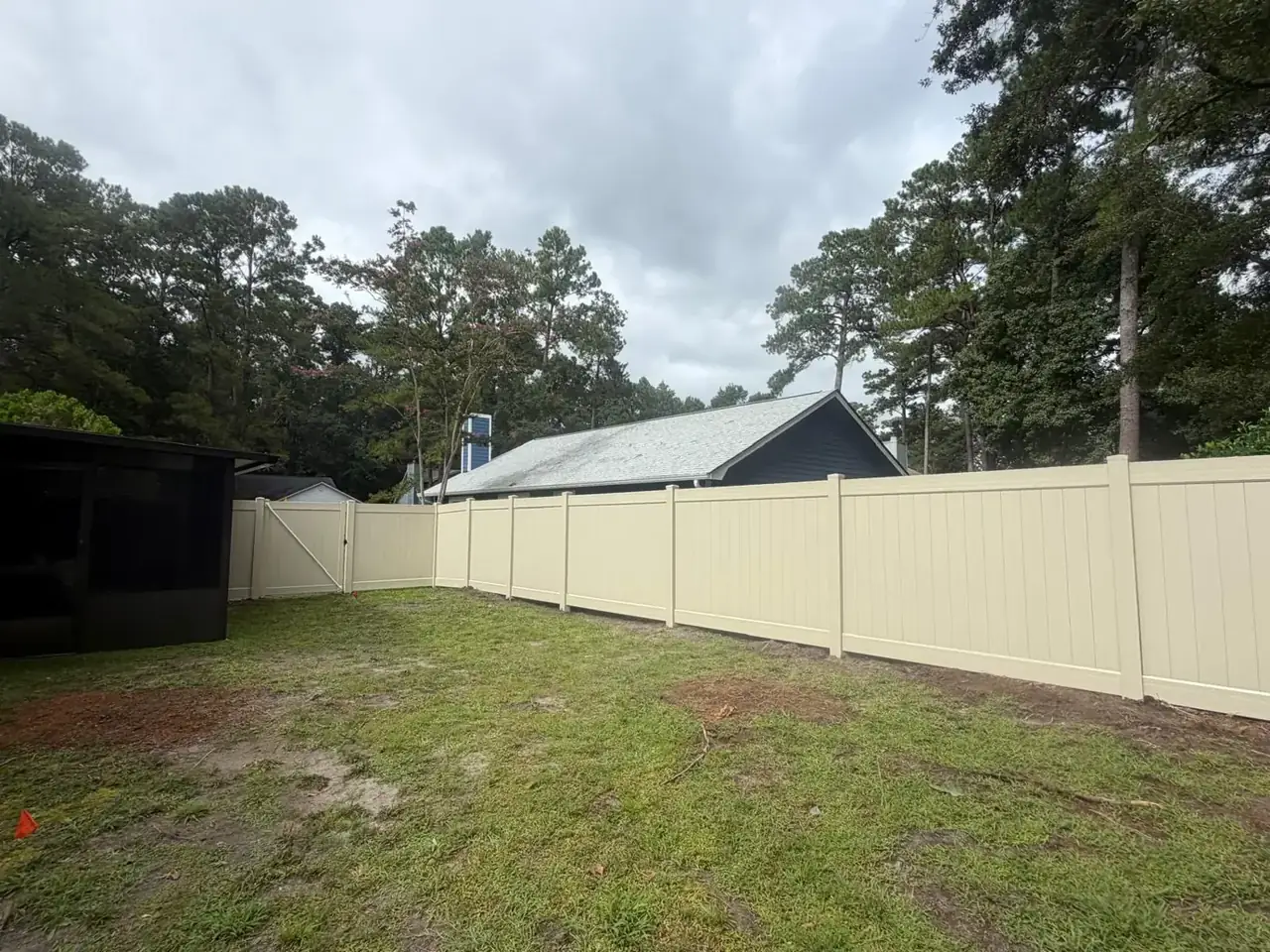 Omega Fence vinyl privacy fence