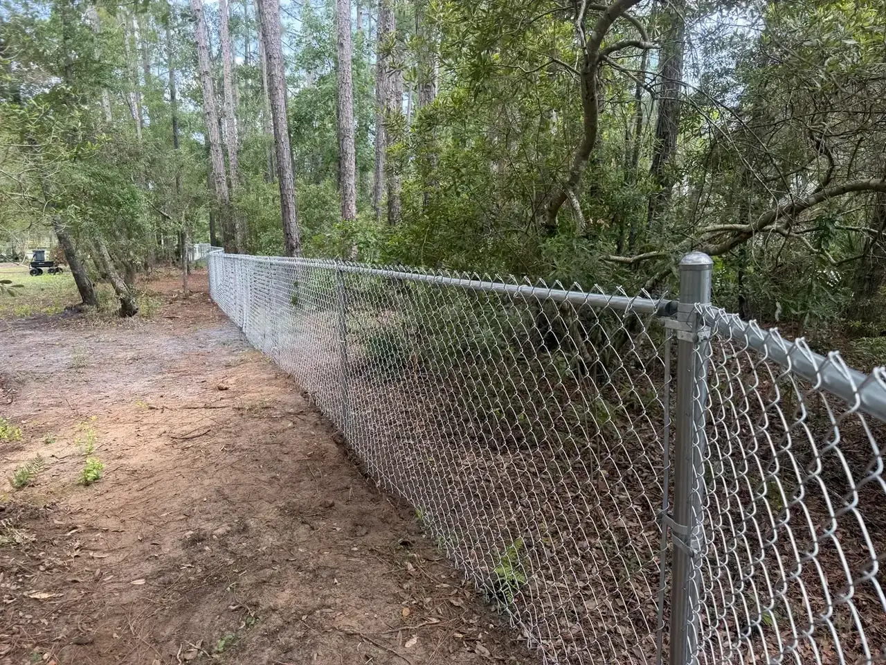 Omega Fence residential chain link fence