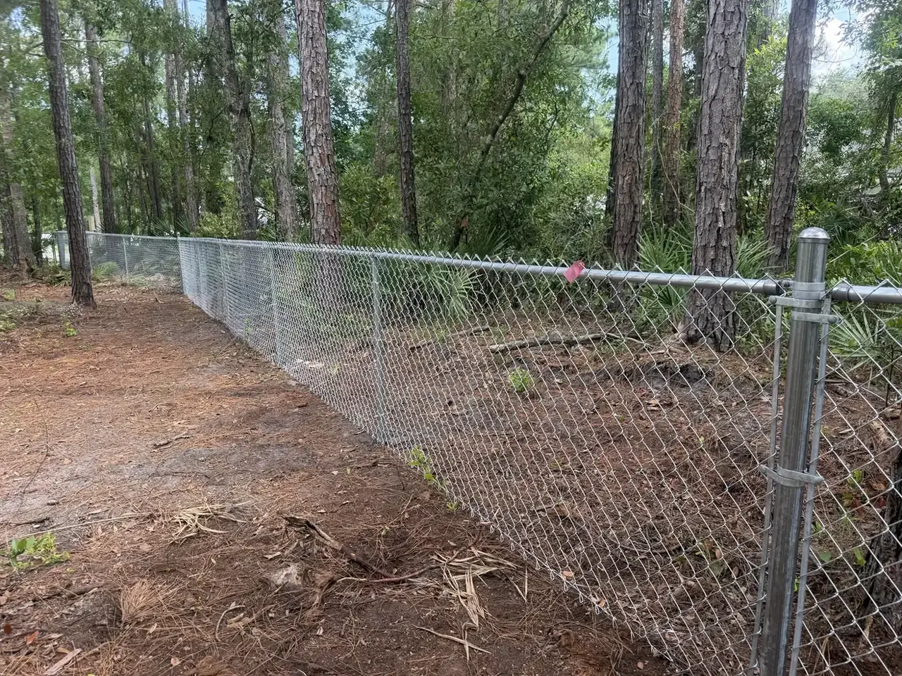 Omega Fence chain link property fence